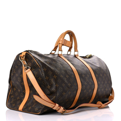 Louis Vuitton Monogram Keepall Bandouliere 55 3 of 21