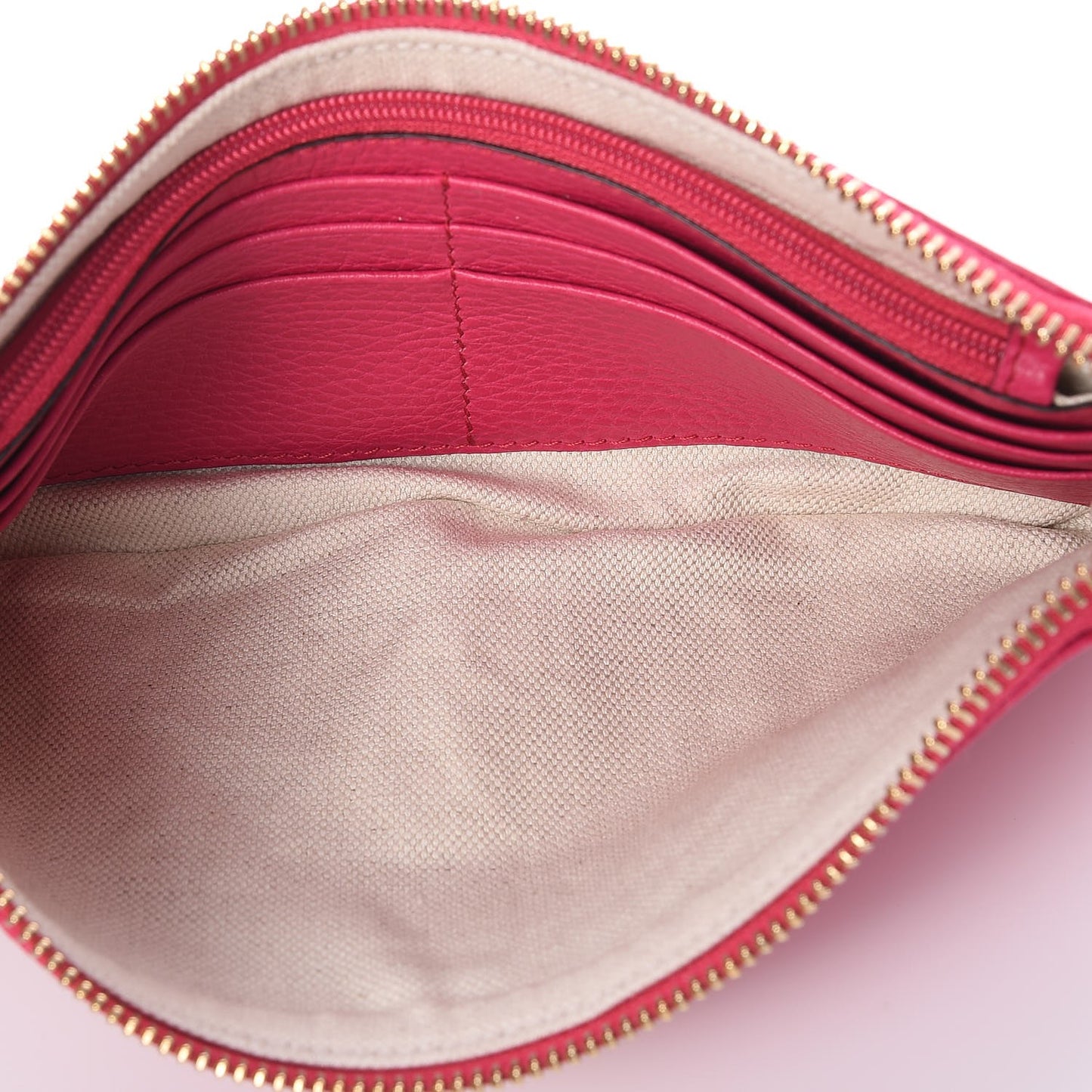 Dollar Calfskin Swing Wristlet Blossom