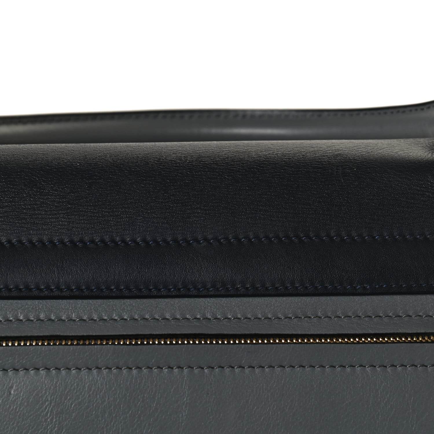 Celine Calfskin Suede Medium Tri-Color Trapeze Green 13 of 13