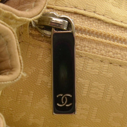 Chanel Caviar Mademoiselle Lock Accordion Flap Beige 6 of 9