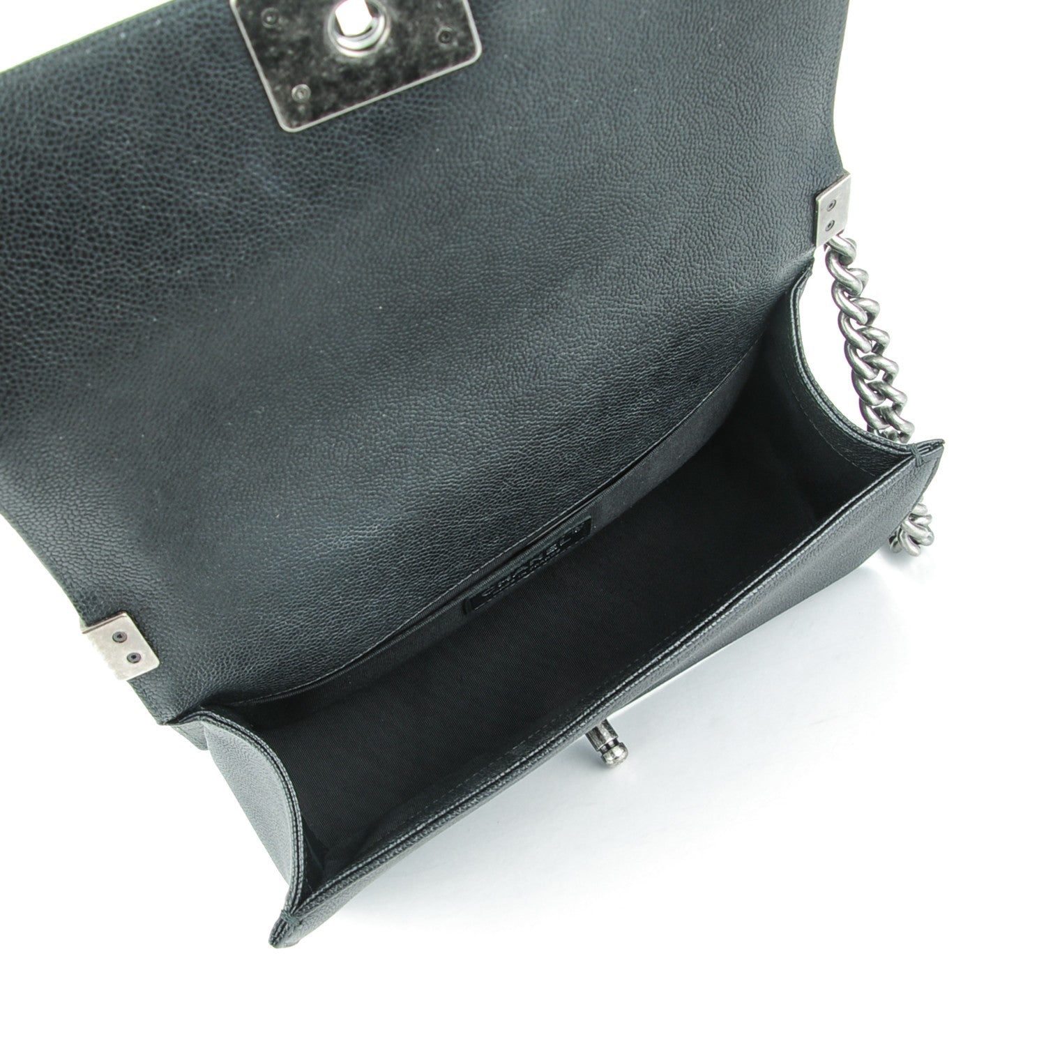 Chanel Caviar Quilted Medium Boy Flap Black 5 of 8