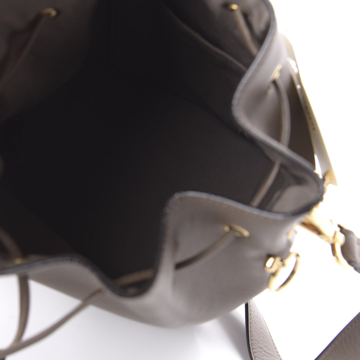 Vitello Grace Matte F is Fendi Grande Mon Tresor Bucket Bag Tortora