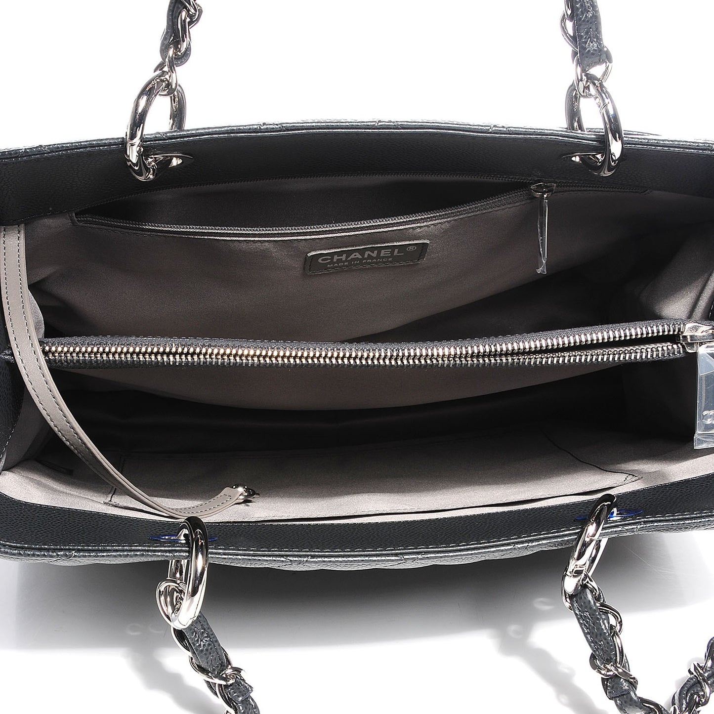 Caviar Grand Shopping Tote GST Dark Grey