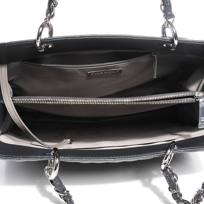 Chanel Caviar Grand Shopping Tote GST Dark Grey 14 of 15
