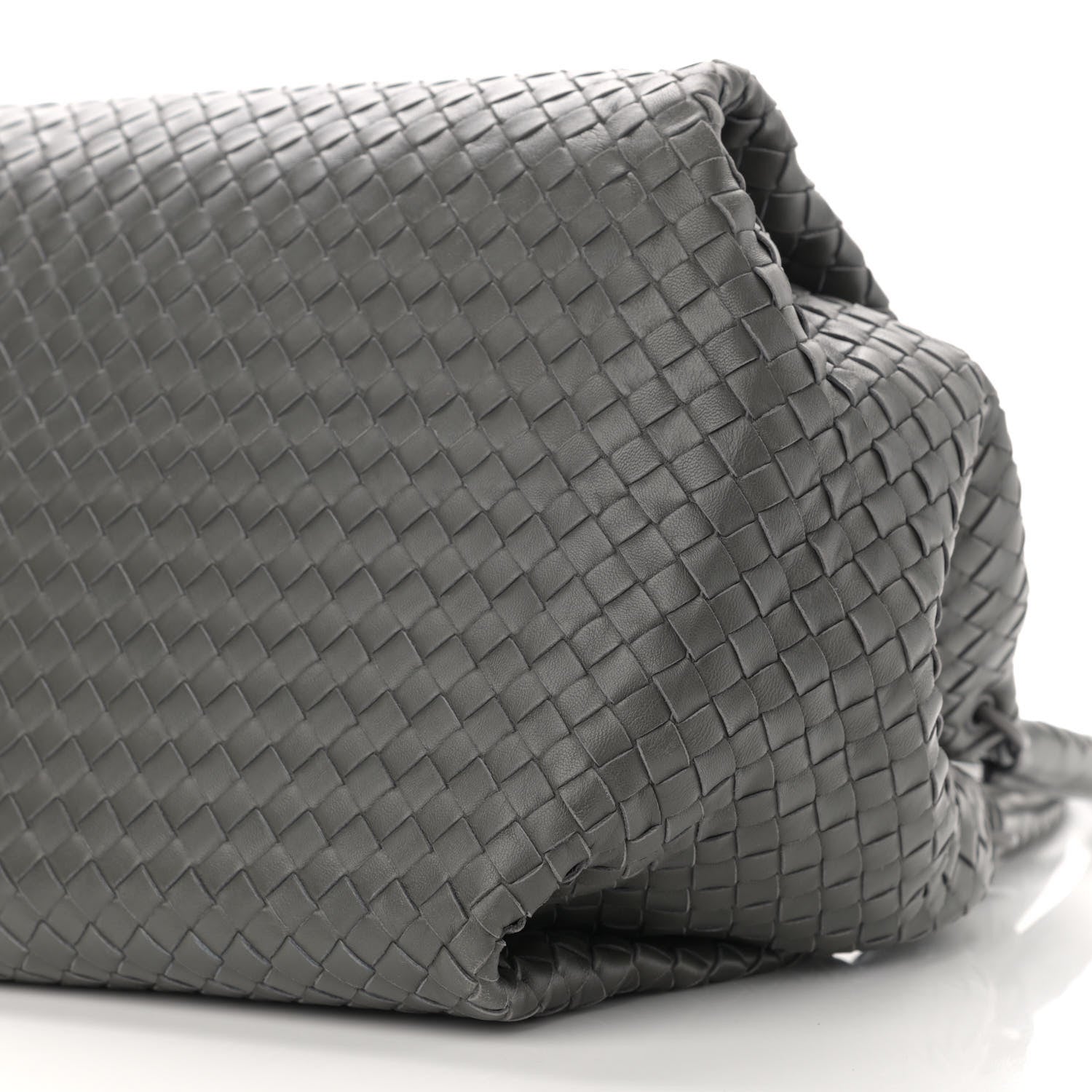 Bottega Veneta Nappa Intrecciato Parachute Bag Grey 10 of 11