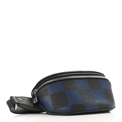Louis Vuitton Damier Infini Campus BumBag Navy Black 3 of 7