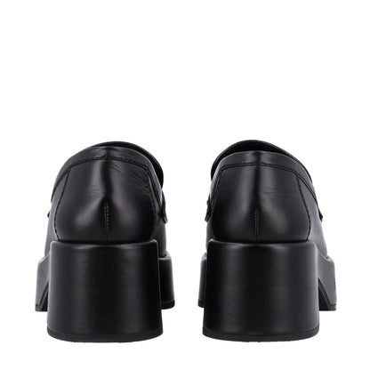 Chanel Calfskin CC Platform Loafers 36.5 Black 6 of 10