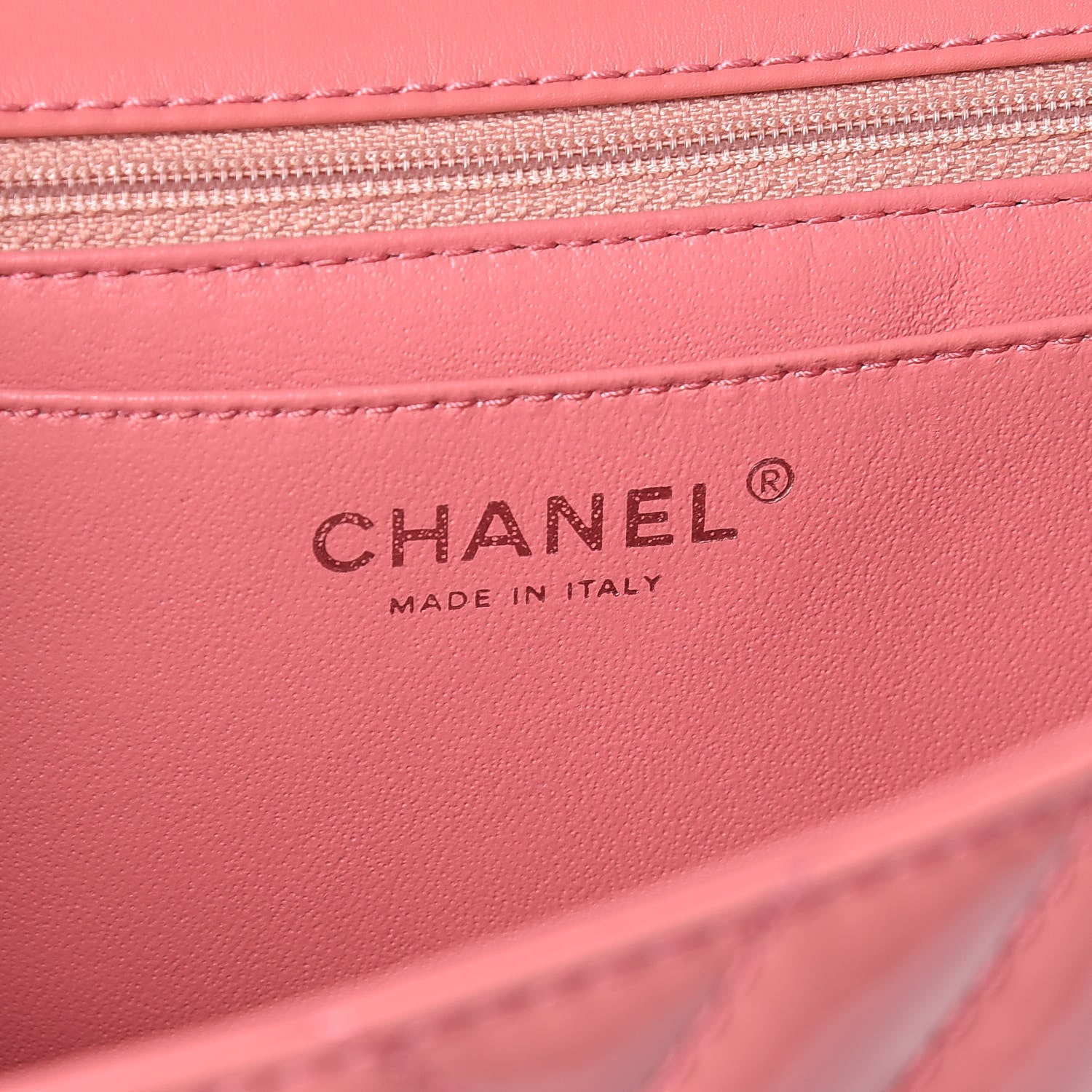 Chanel Patent Chevron Quilted Jumbo Single Flap Pink 7 of 11