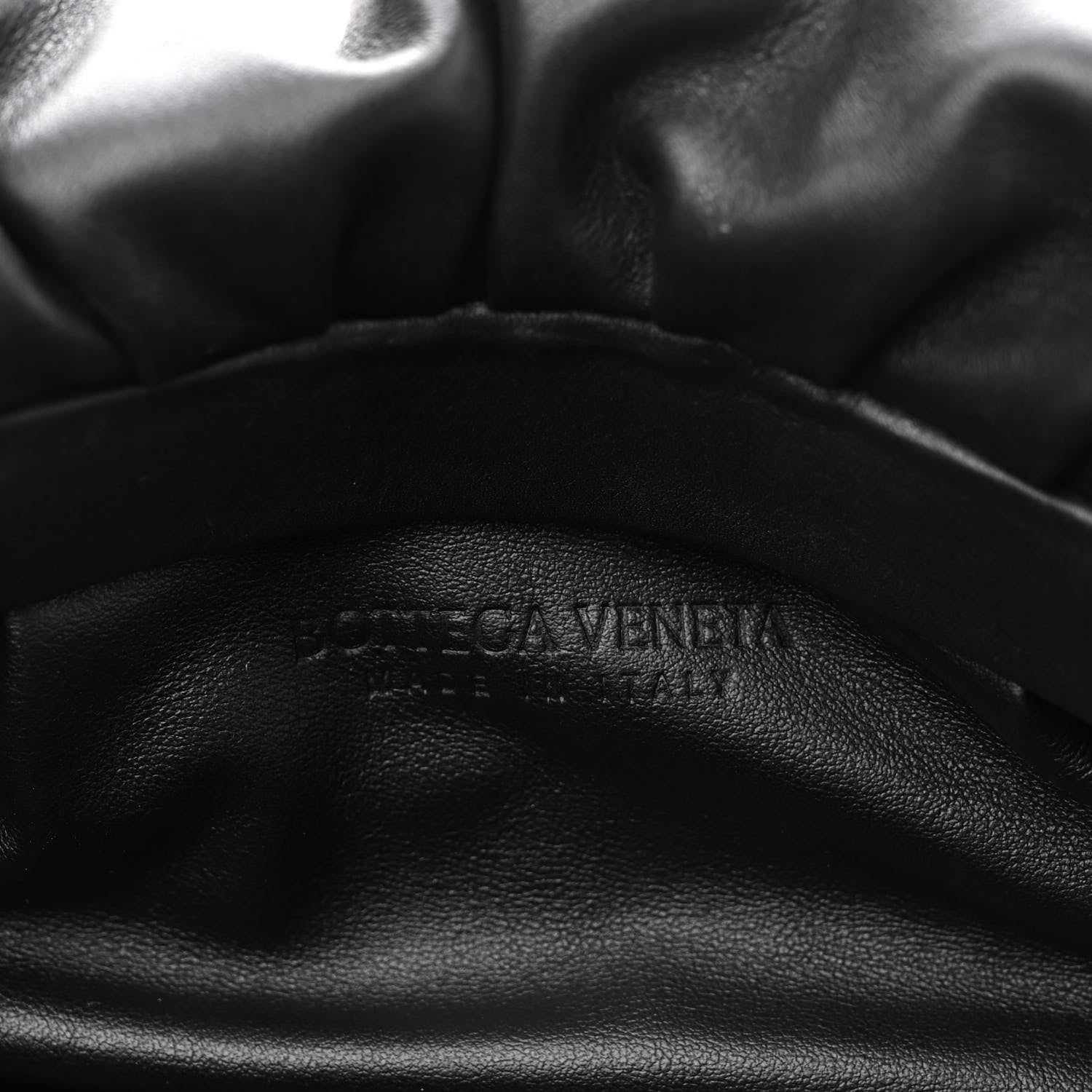 Bottega Veneta Calfskin The Pouch Chain Black 6 of 9