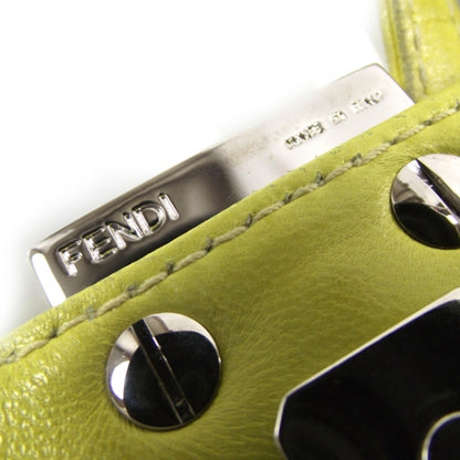 Fendi Lambskin Mini Baguette Yellow 12 of 13