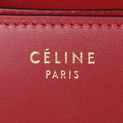 Celine Box Calfskin Small Classic Box Flap Bag Red 8 of 9