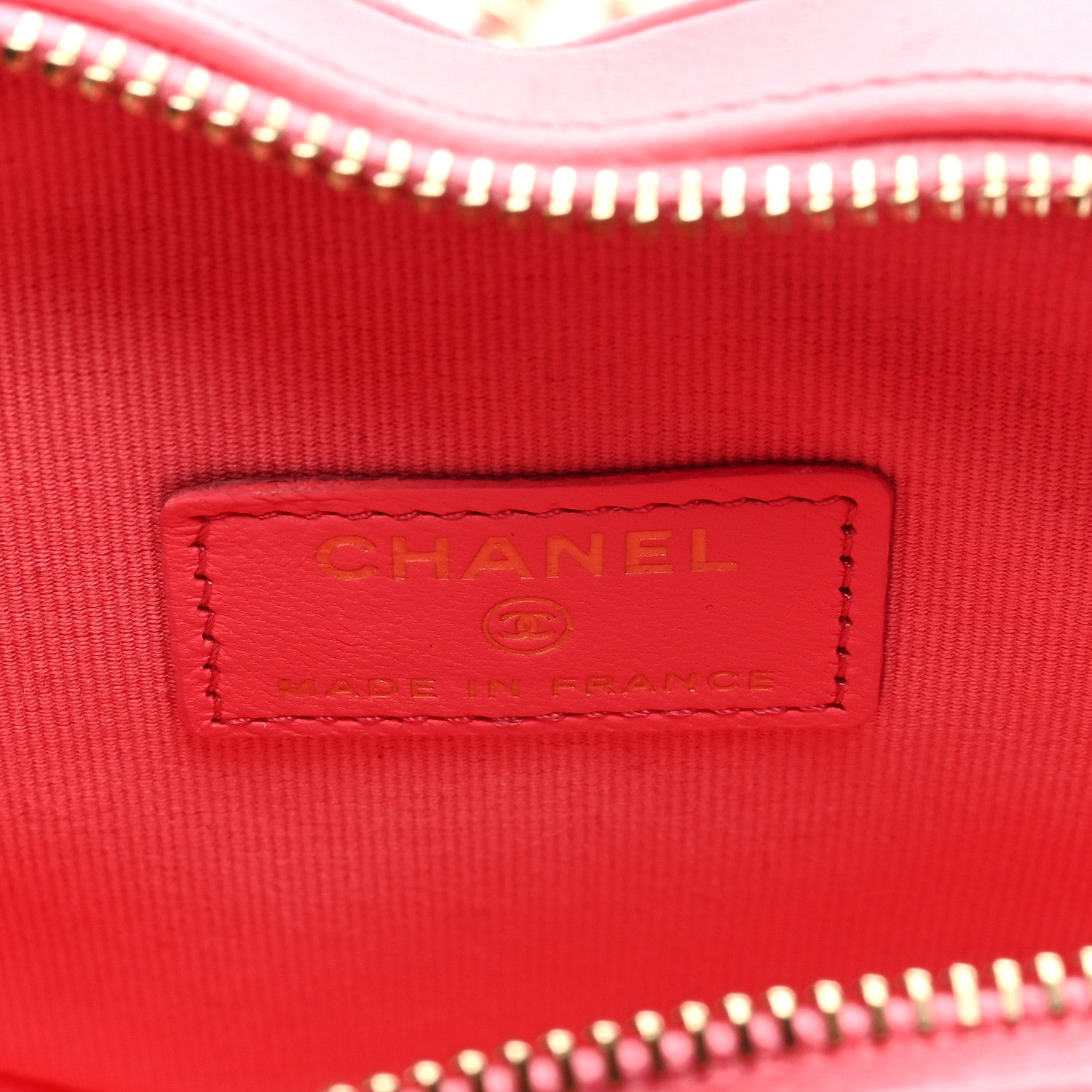 Chanel Lambskin Quilted CC In Love Heart Clutch With Chain Pink 6 of 8