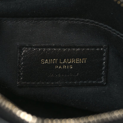 Saint Laurent Calfskin Matelasse Monogram Lou Belt Bag Black 6 of 9