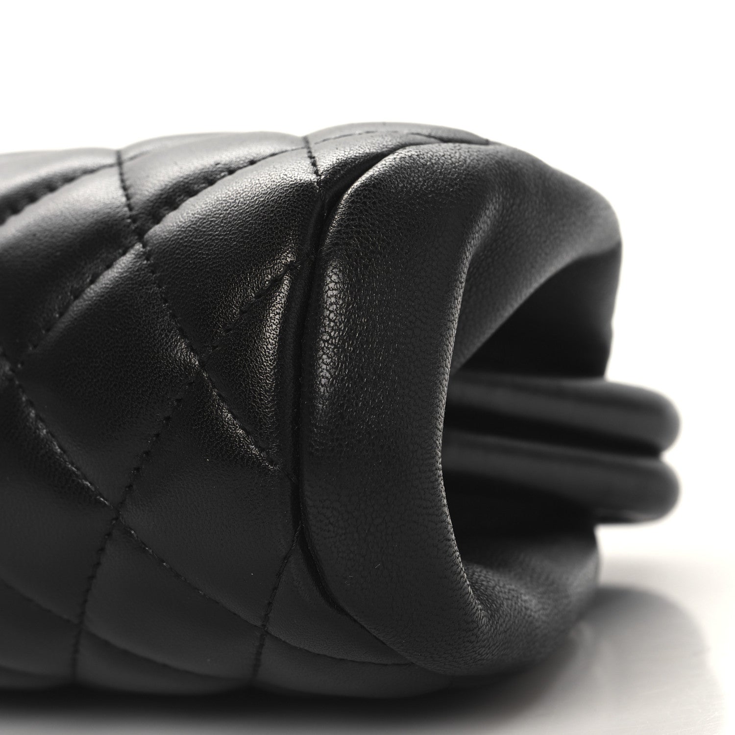 Chanel Lambskin Quilted Timeless Clutch Black 10 of 10