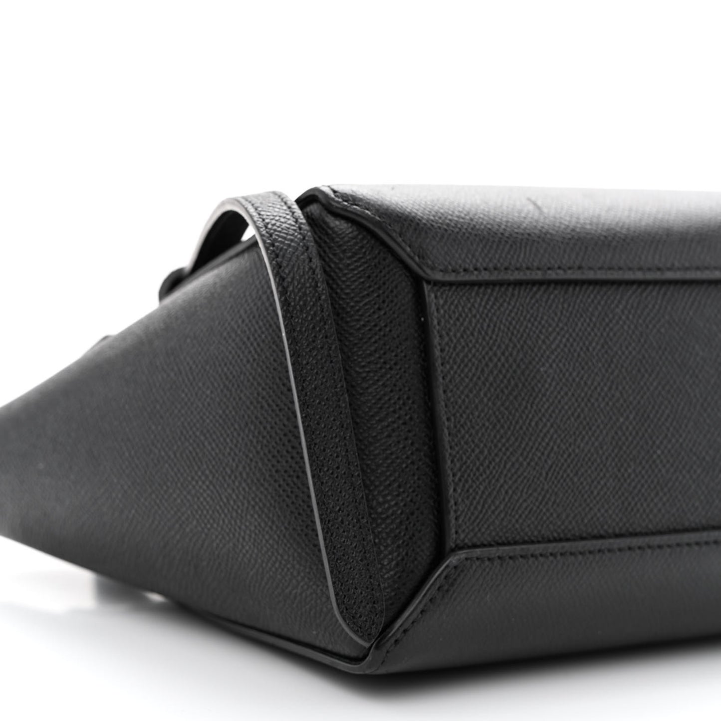 Grained Calfskin Nano Belt Bag Black