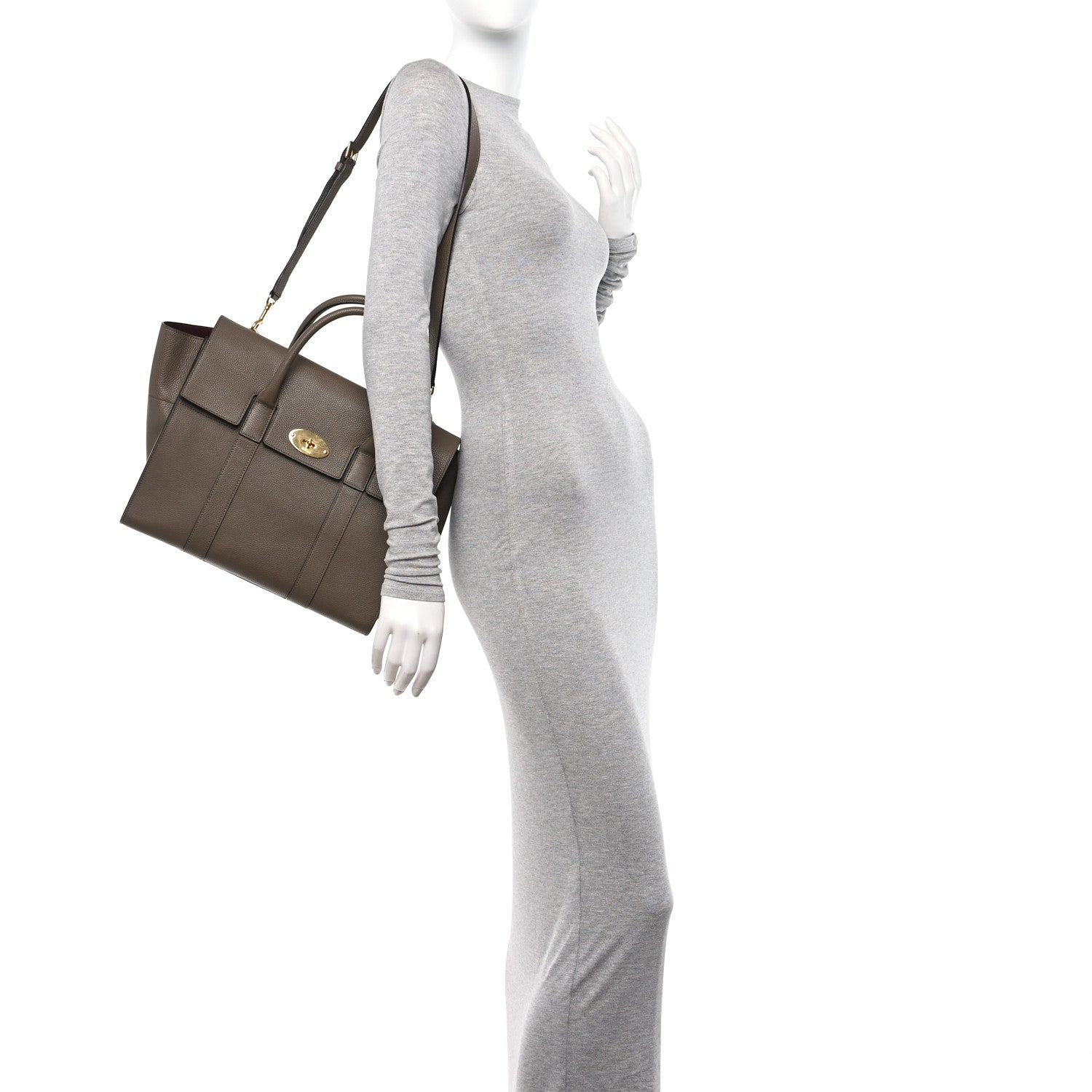 Mulberry Classic Grain Medium New Bayswater Clay 2 of 10