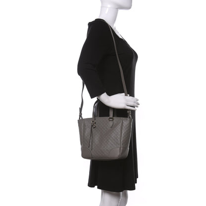 Gucci Microguccissima Small Bree Tote Graphite 2 of 9