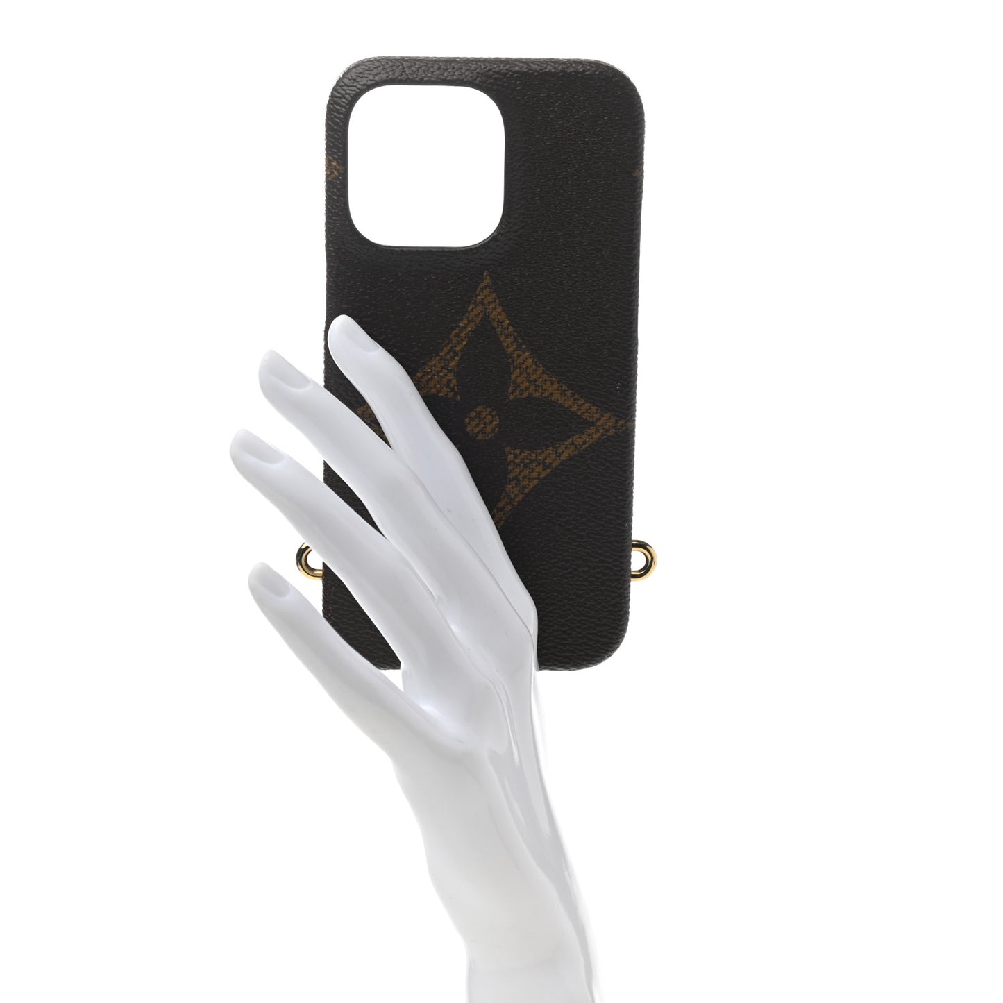 Reverse Monogram Giant iPhone 13 Pro Bumper On Strap Pink