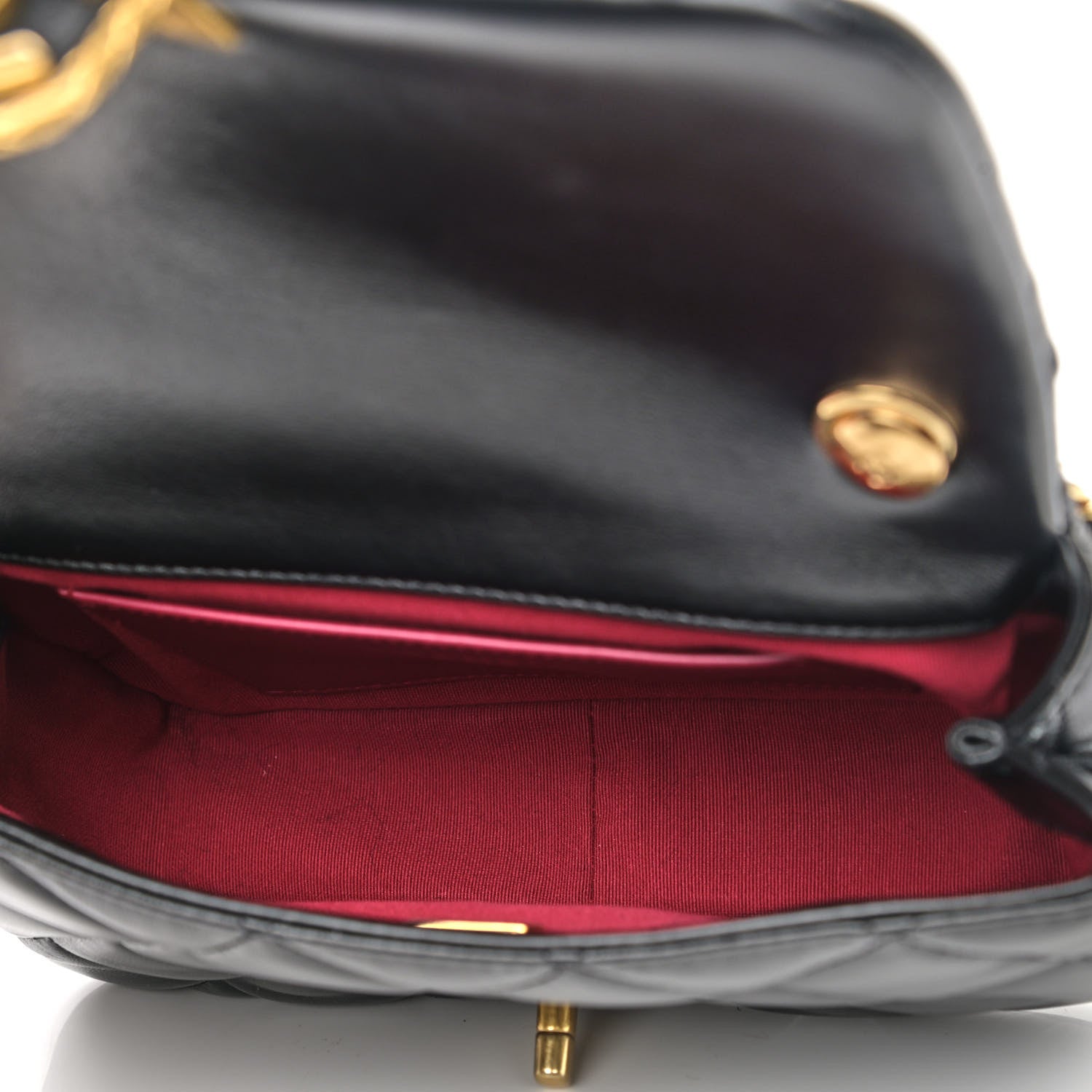 Chanel Lambskin Quilted Mini Flap Black 5 of 11