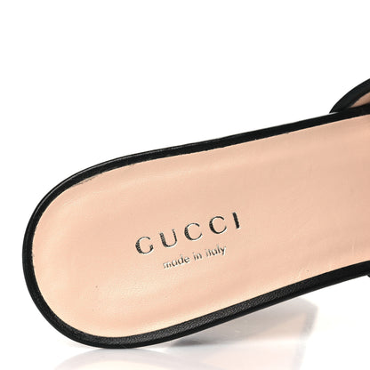 Gucci Malaga Kid Platform Sandals 38.5 Black 7 of 8