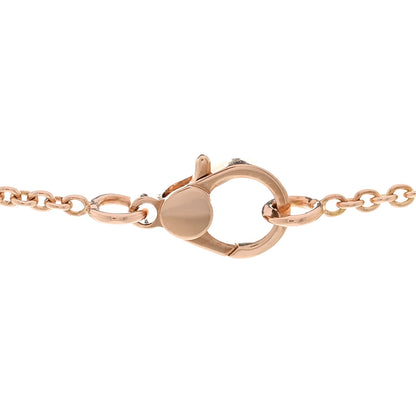 Hermes 18K Rose Gold Diamond Finesse Pendant Necklace 4 of 6