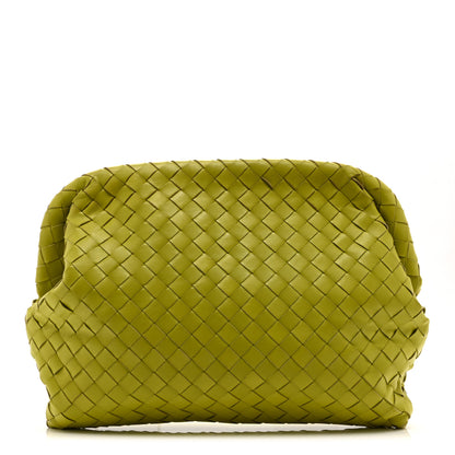 Bottega Veneta Nappa Intrecciato Clutch  Seagrass 1 of 11