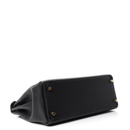 Hermes Togo Kelly Retourne 32 Black 4 of 12