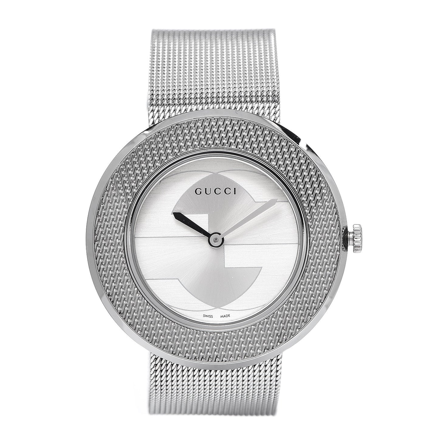 Stainless Steel 36mm U-Play Mesh Quartz Watch