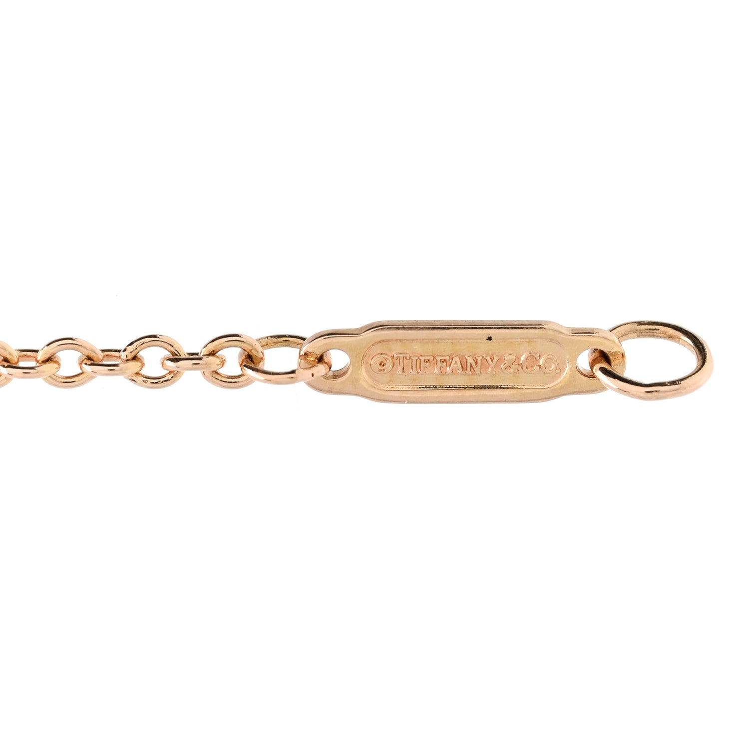 Tiffany 18K Rose Gold Diamond Atlas Pierced Bracelet 4 of 4