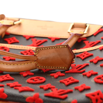Louis Vuitton Monogram Tuffetage Deauville Cube Red 15 of 16