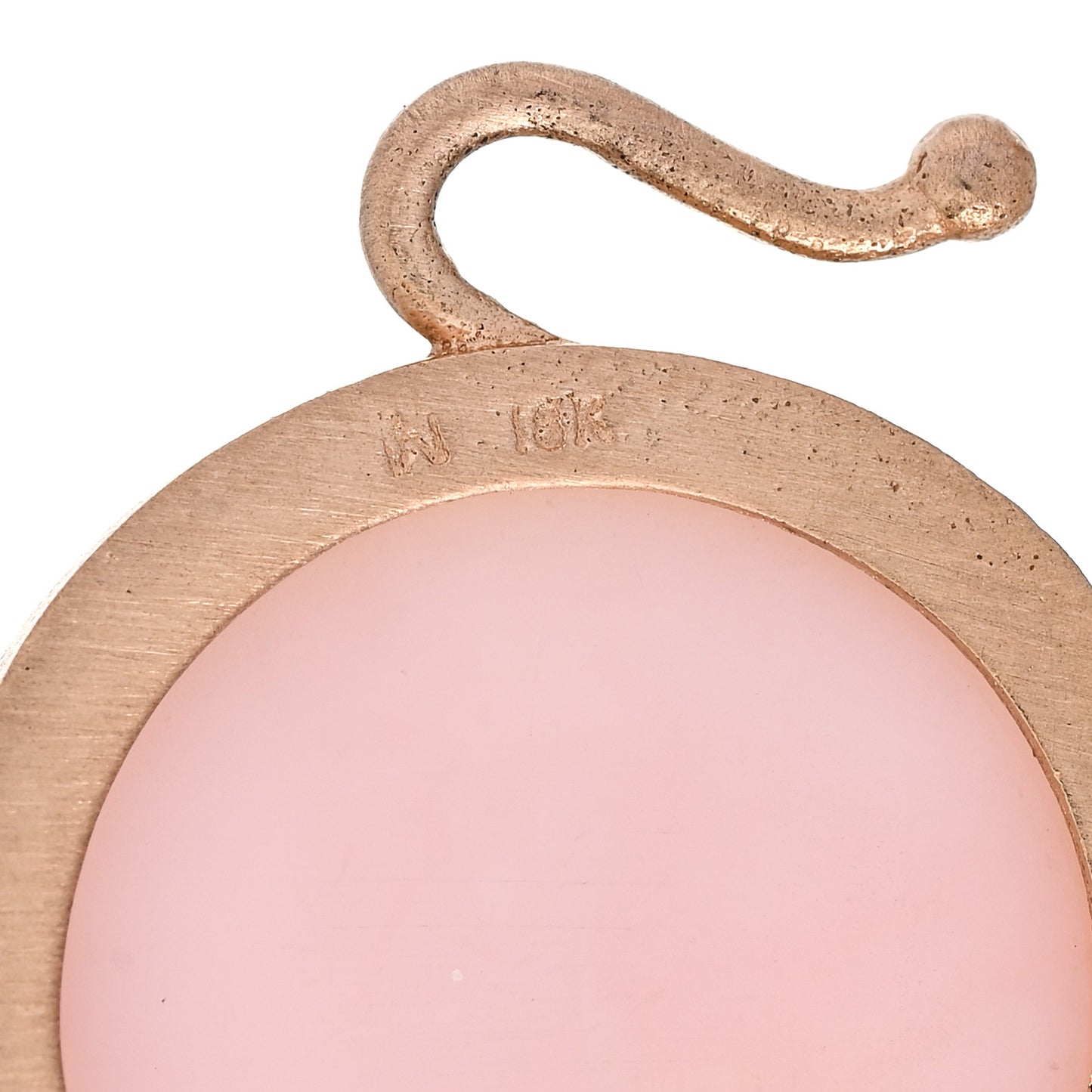 18K Rose Gold Pink Opal Large Classic Link Bracelet