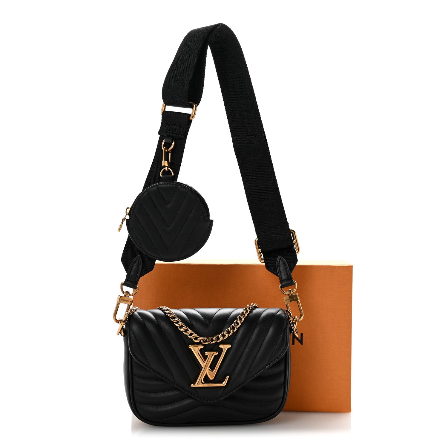 Louis Vuitton Calfskin New Wave Multi Pochette Black 14 of 14