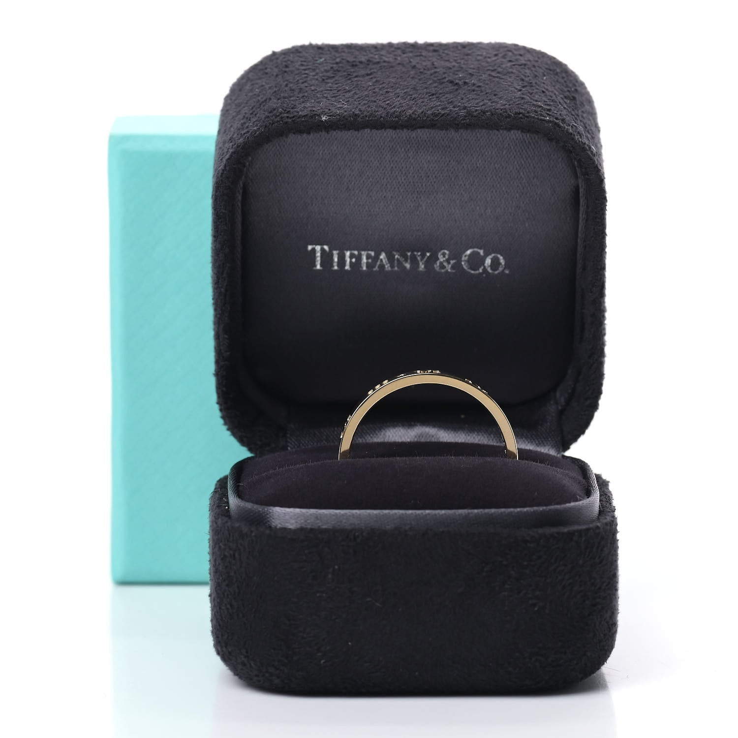 Tiffany 18K Yellow Gold Diamond Atlas Pierced Ring 61 9.75 5 of 5