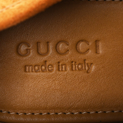 Gucci Suede Horsebit Mens Jordaan Loafers 9.5 Harness Brown 8 of 10