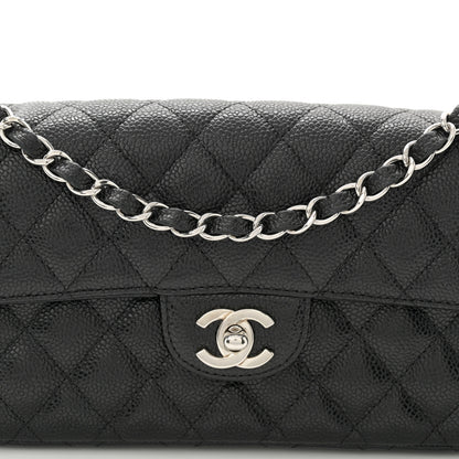 Chanel Caviar Quilted East West Flap Black 8 of 10