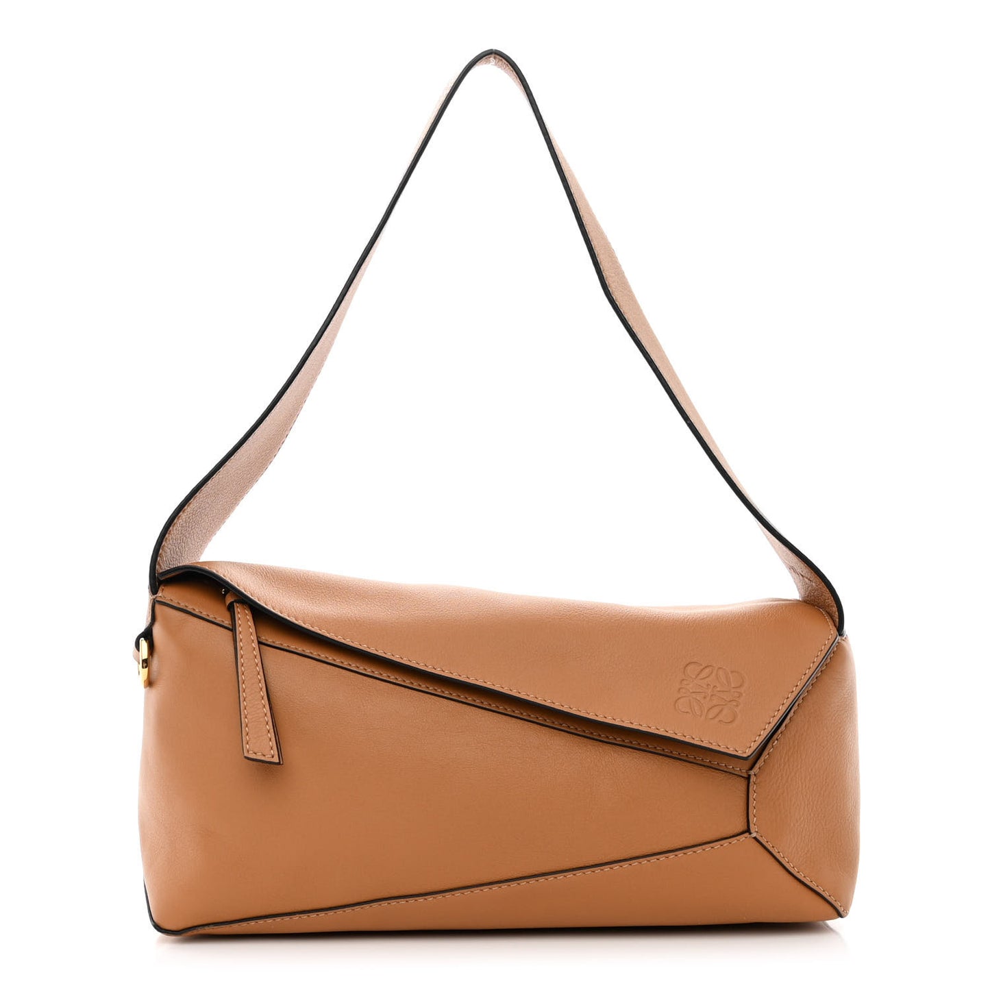 Calfskin Puzzle Hobo Tan