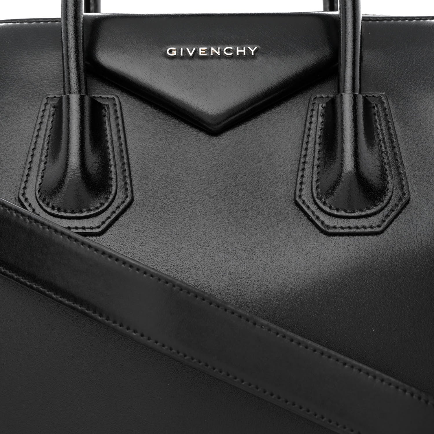 Givenchy Shiny Lord Calfskin Medium Antigona Black 8 of 11