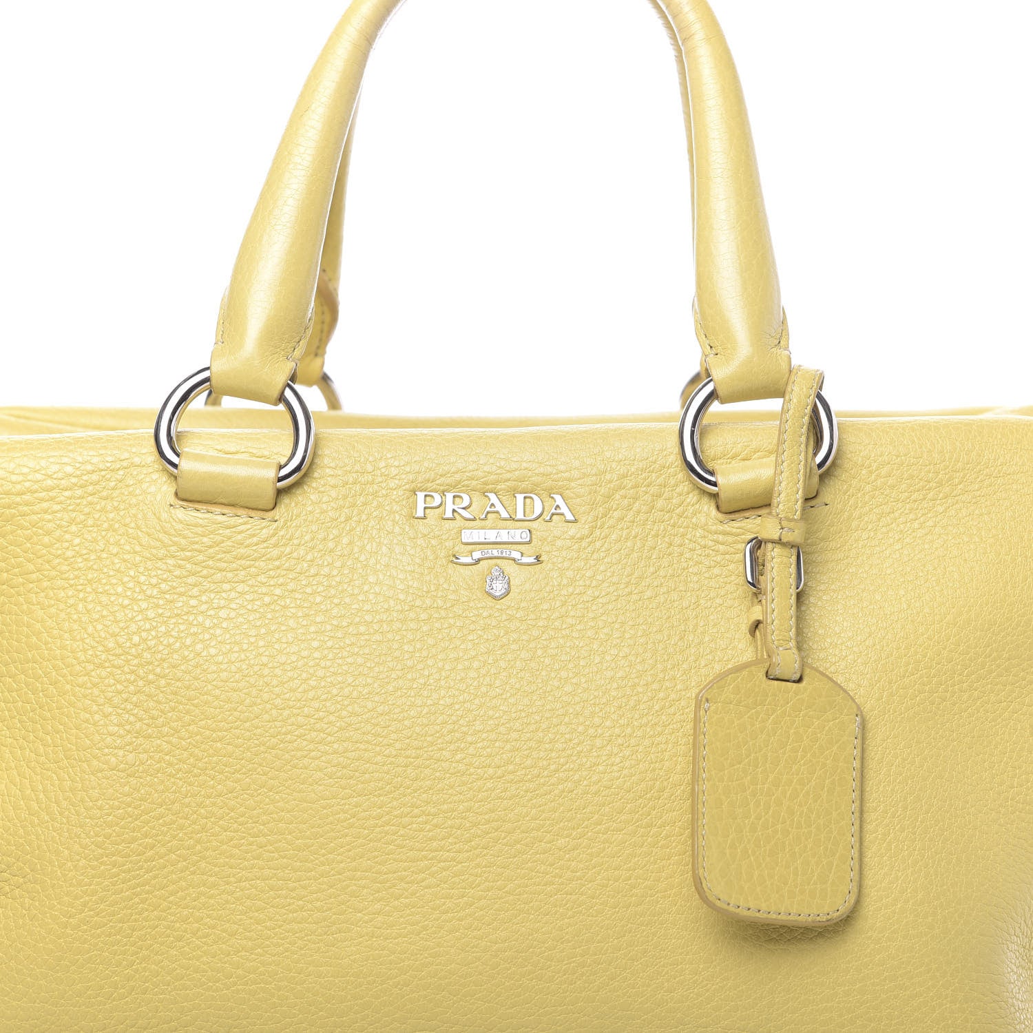 Prada Vitello Daino Satchel Ananas 13 of 17