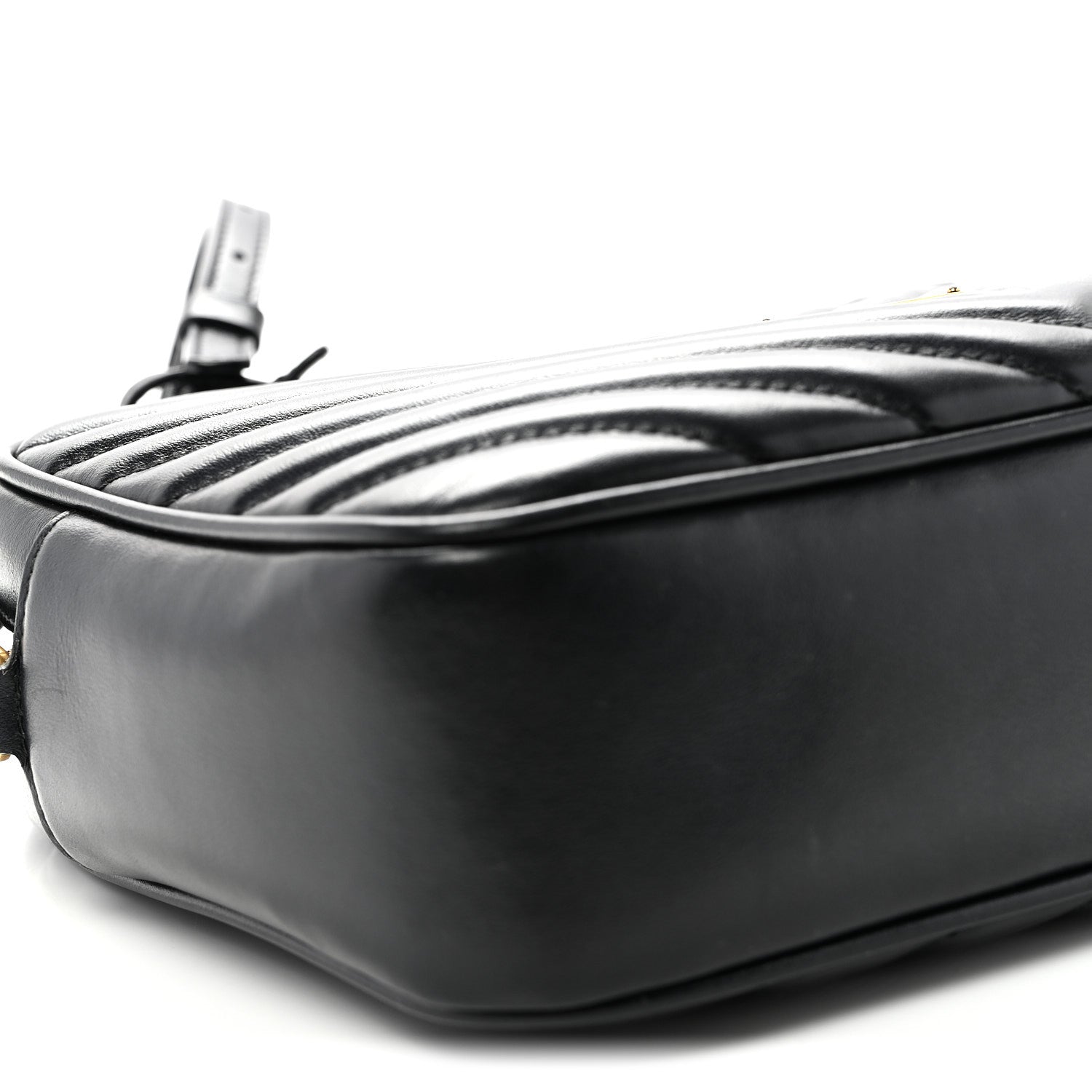 Saint Laurent Calfskin Matelasse Monogram Lou Camera Bag Black 9 of 10
