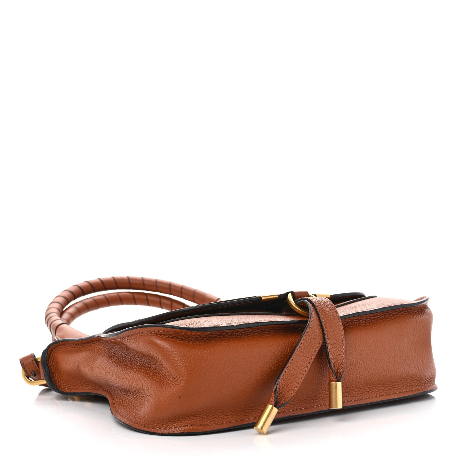 Chloe Calfskin Medium Marcie Satchel Tan 4 of 10