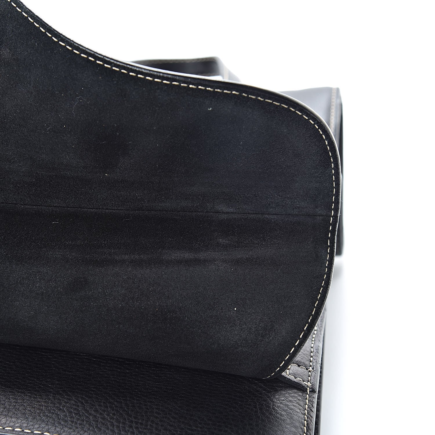 Christian Dior Calfskin Saddle Vertical Shopper Black 13 of 23