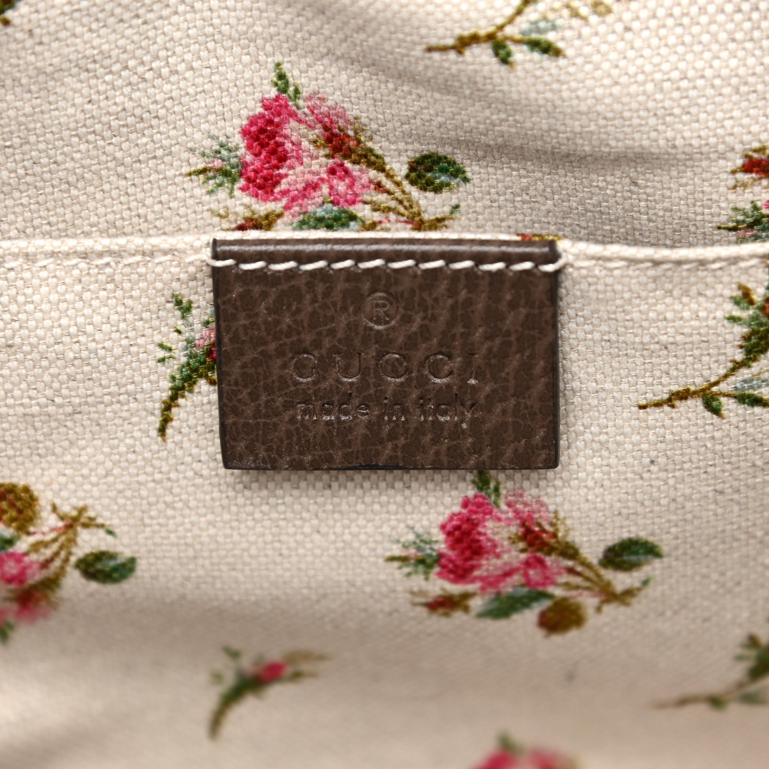 Gucci GG Supreme Monogram Web Neo Vintage Shoulder Bag Beige New Acero Crop 6 of 11