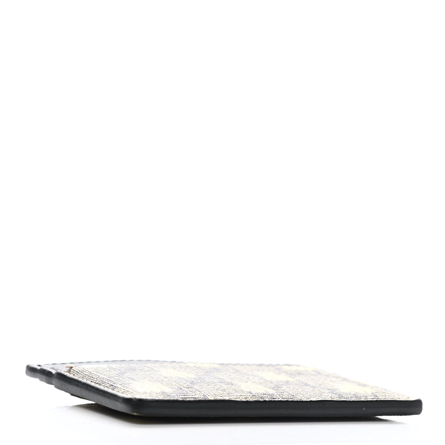 GG Supreme Monogram Bees Card Holder Black