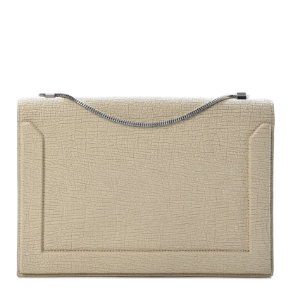 3.1 Phillip Lim 3.1 Textured Calfskin Soleil East West Shoulder Bag Nougat 1 of 13
