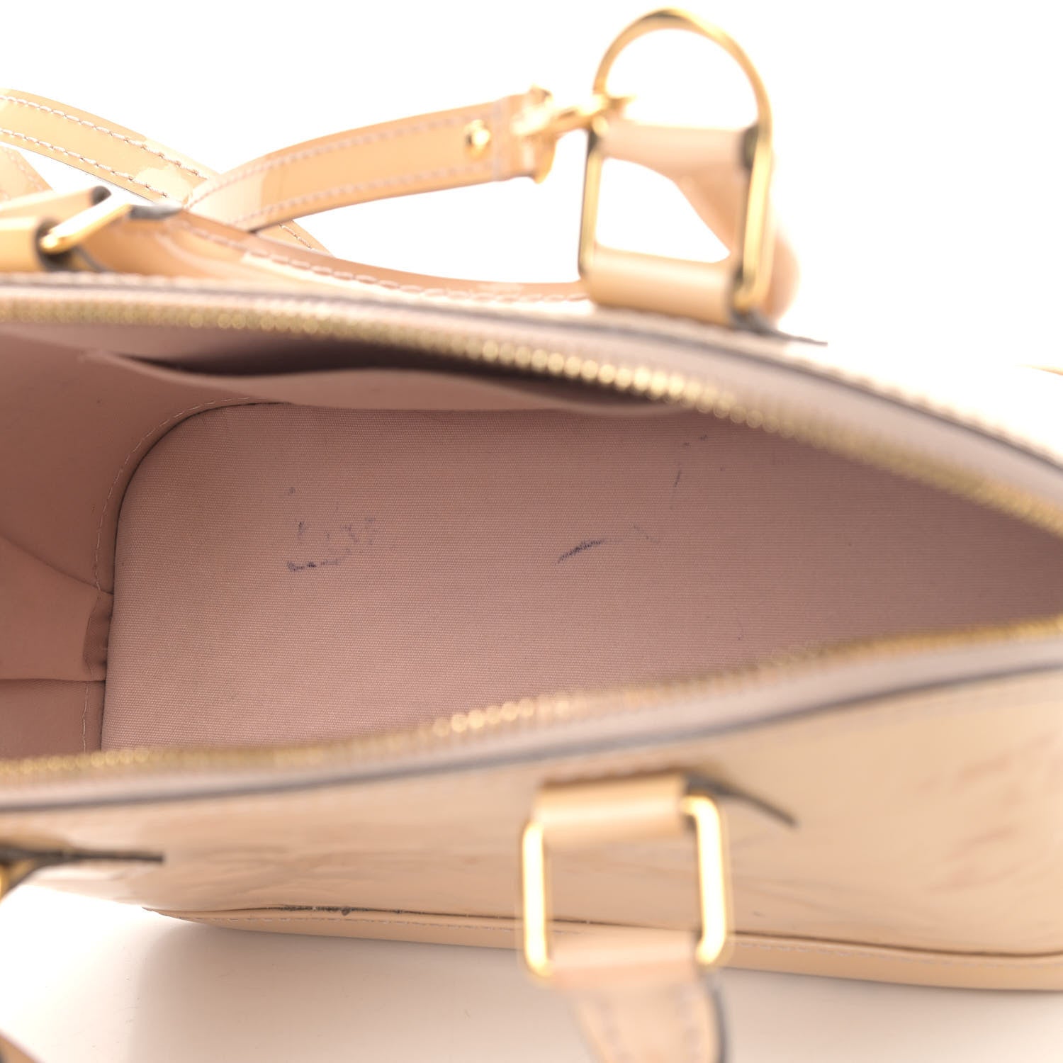 Louis Vuitton Vernis Alma BB Rose Florentin 4 of 10