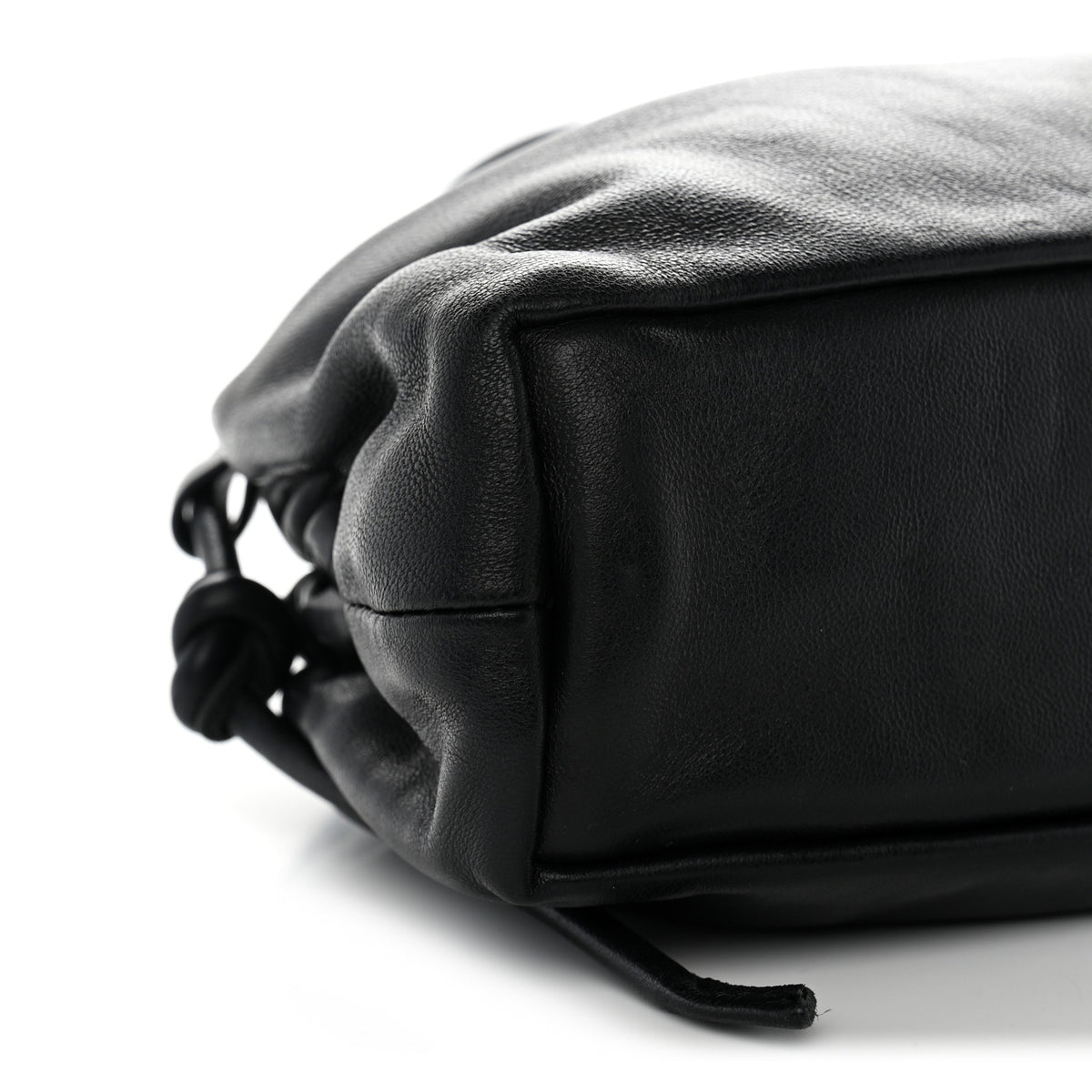Mansur Gavriel Lambskin Cloud Clutch Black Flamma 8 of 10