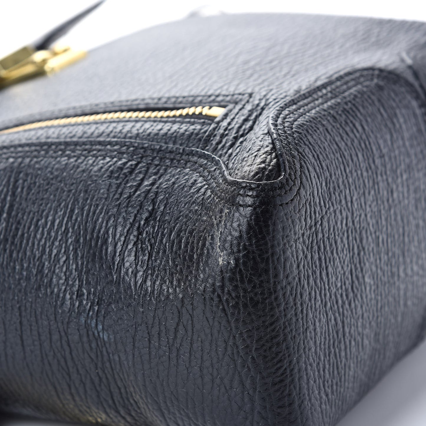 Textured Calfskin Pashli Backpack Black