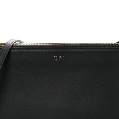 Celine Lambskin Large Trio Crossbody Bag Kohl 10 of 12