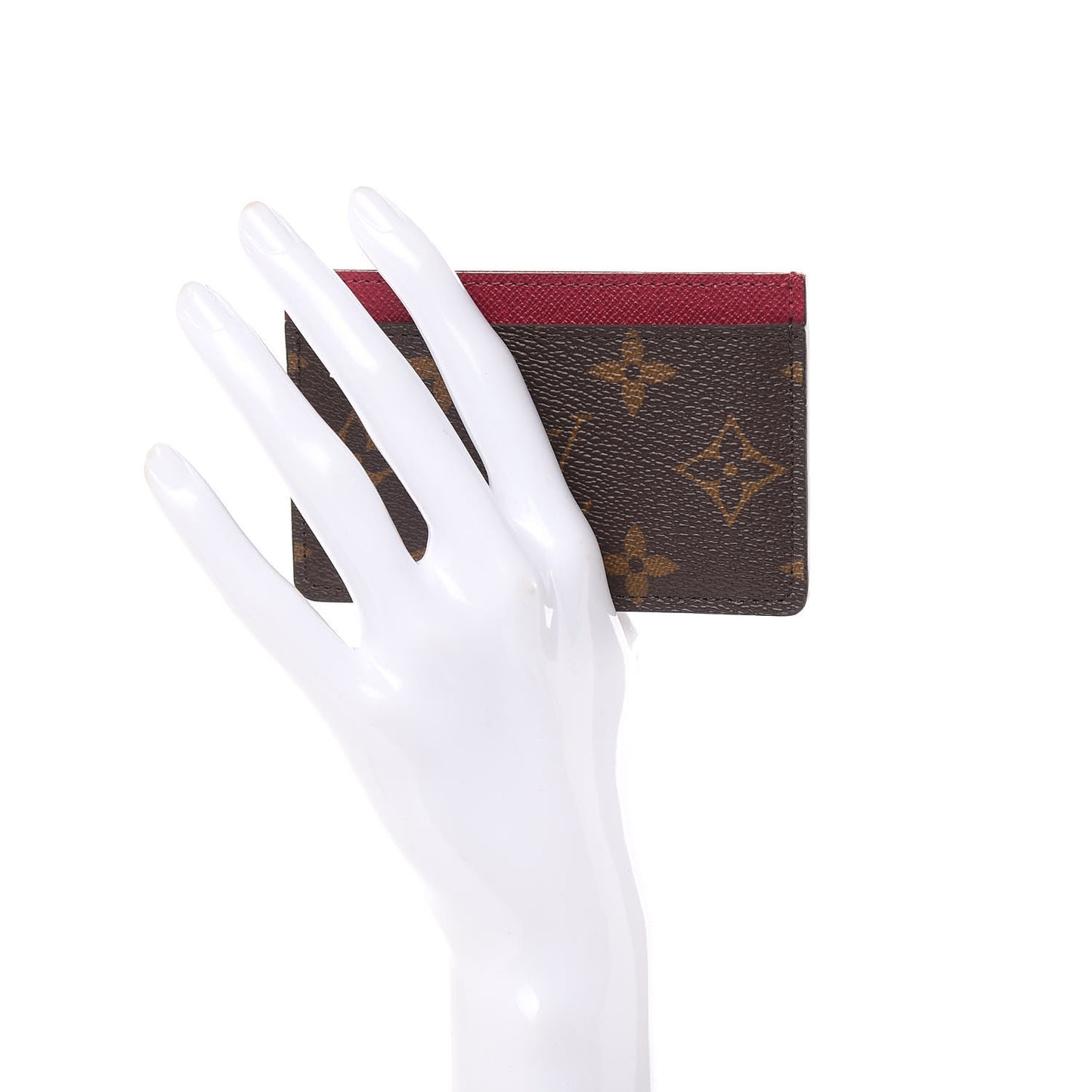 Monogram Card Holder Fuchsia