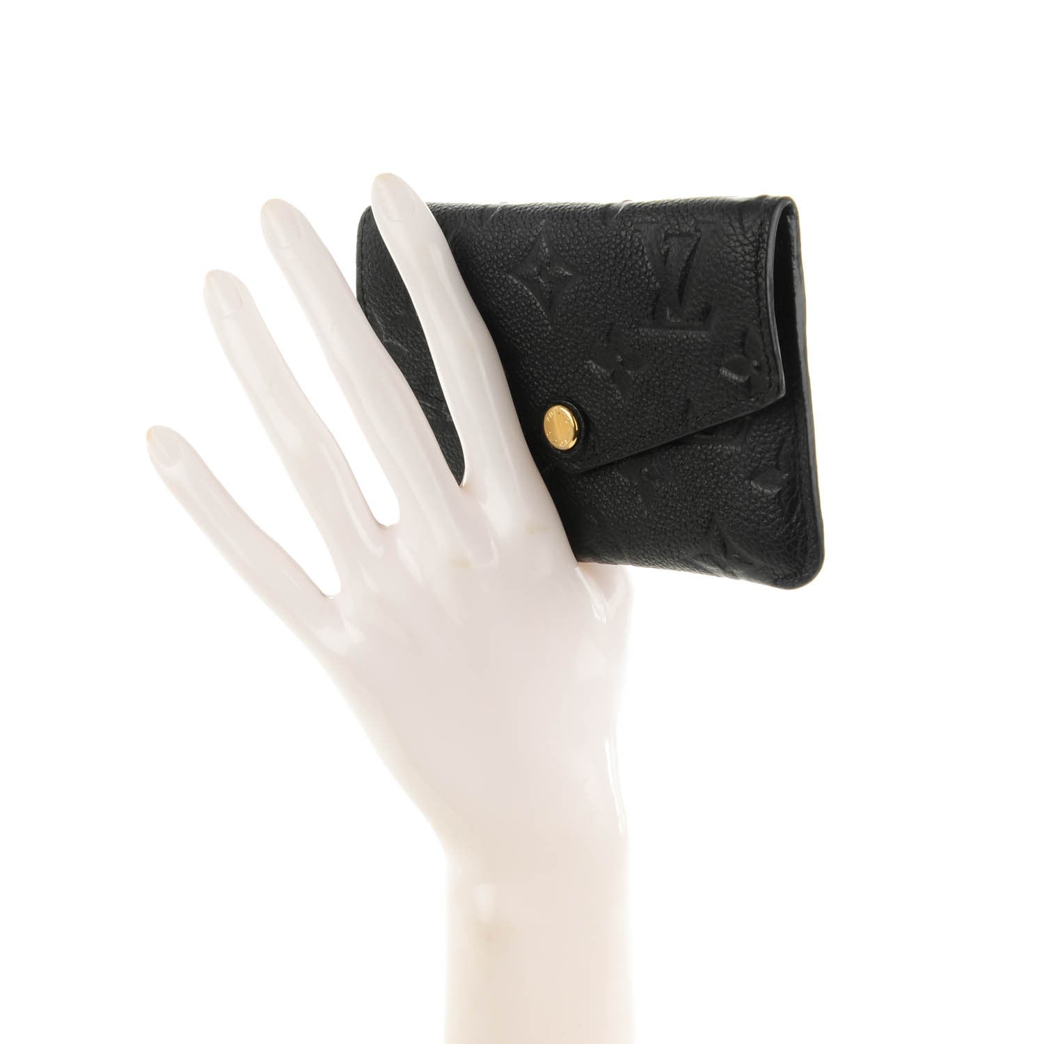 Louis Vuitton Empreinte Key Pouch Black 2 of 7